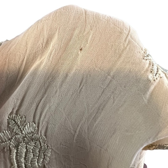 Johnny Was Vintage Sage Green Boho Midi Dress - Picture 11 of 14